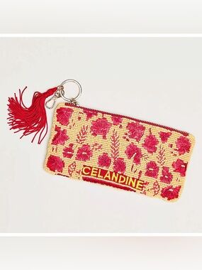 Anthropologie / Celandine Mini Beaded Clutch